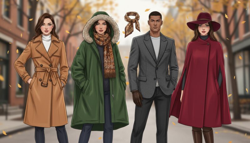 kaput prema građi tela za različite tipove figure kaput prema građi tela za različite tipove figure