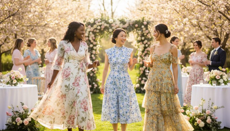 kombinacije za svadbu žene sa prolećnim haljinama kombinacije za svadbu žene sa prolećnim haljinama